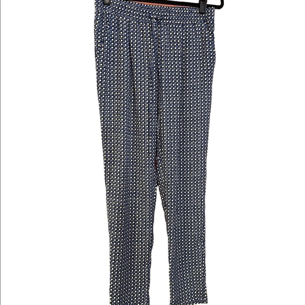 Zac & Rachel Pants, polyester, blue/yellow,‎ size M